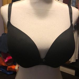Black Plunge Bra